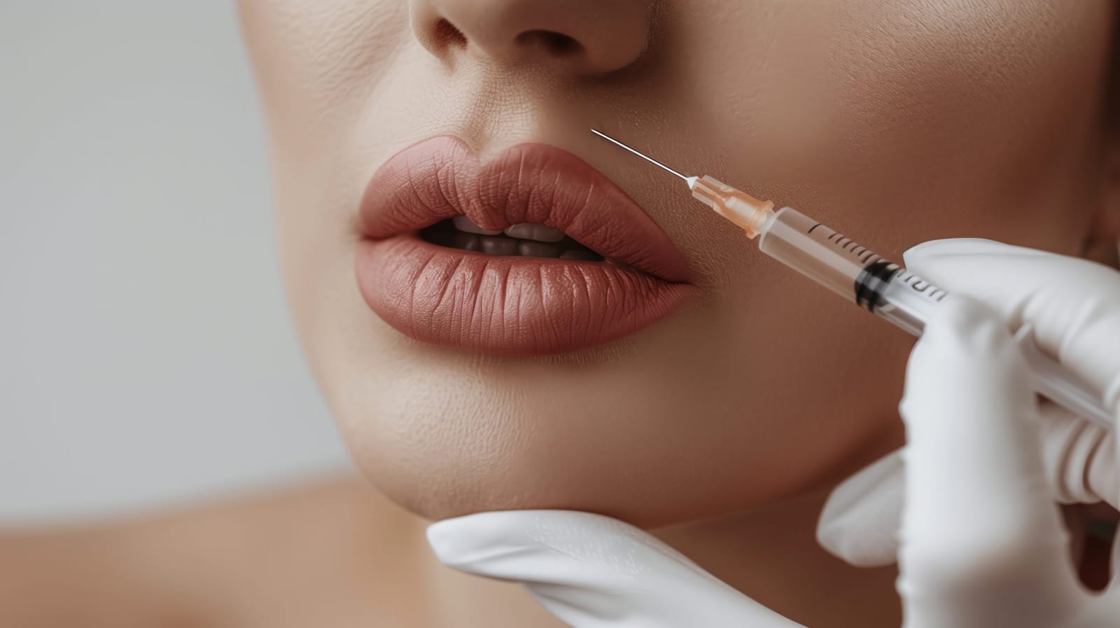 Lip flip treatment for a subtle upper-lip enhancement
